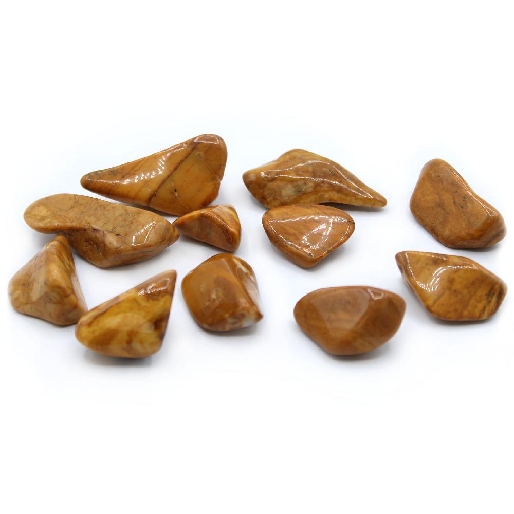 ancient wisdom 24x L Tumble Stone - Jasper - Yellow