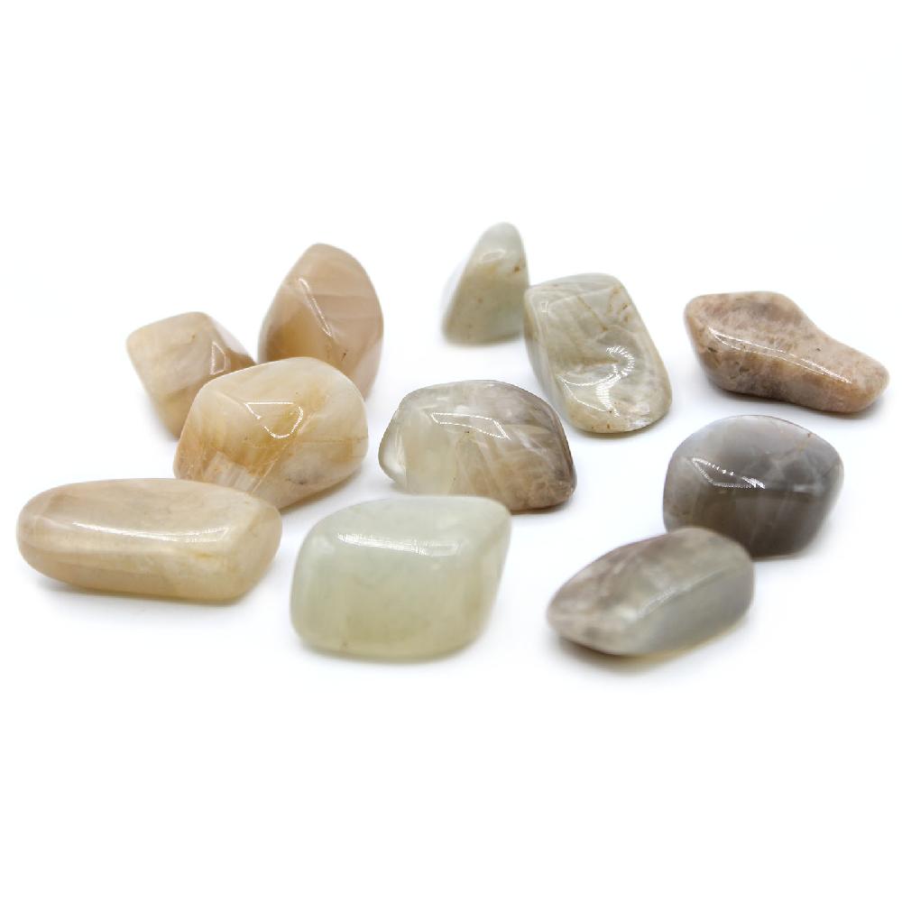 ancient wisdom 24x L Tumble Stone - Moonstone