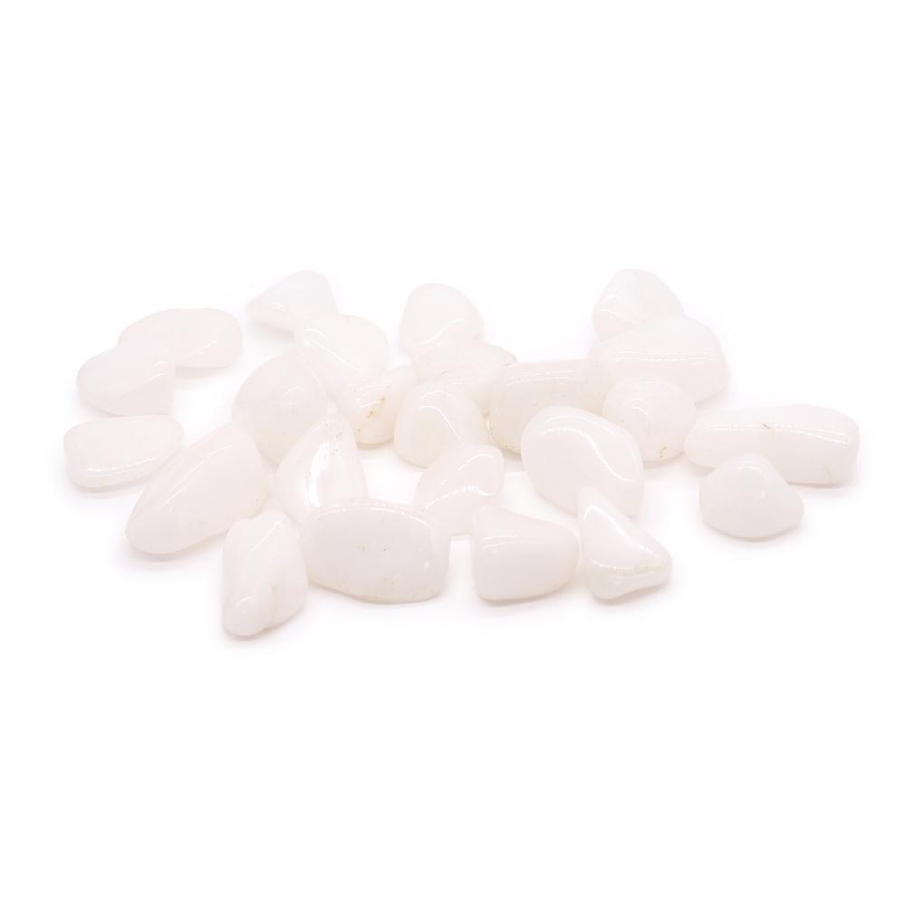 ancient wisdom 24x L Tumble Stone - Quartz Snow