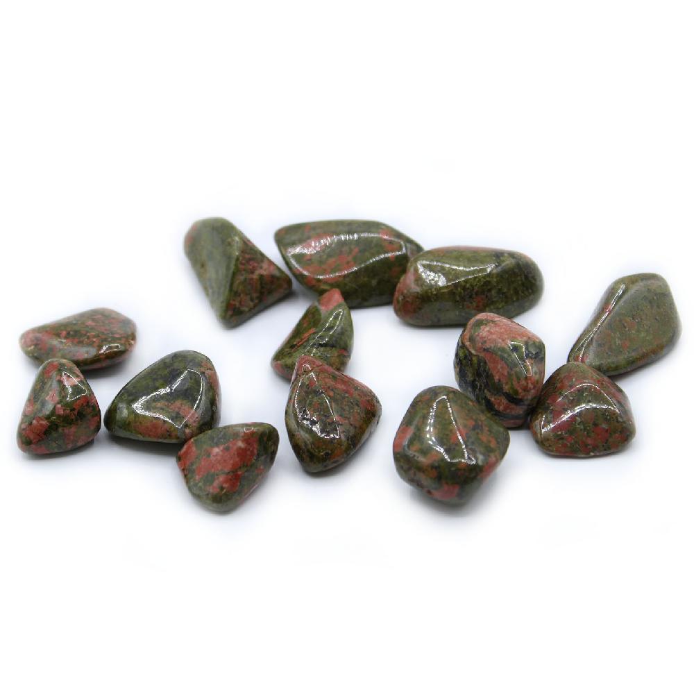 ancient wisdom 24x L Tumble Stone - Unakite