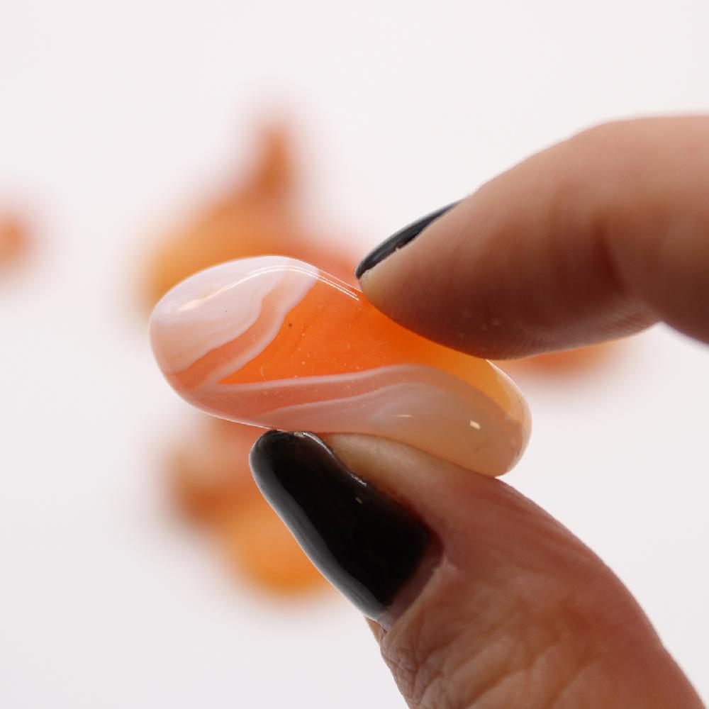Ancient Wisdom 24x M Tumble Stone - Carnelian