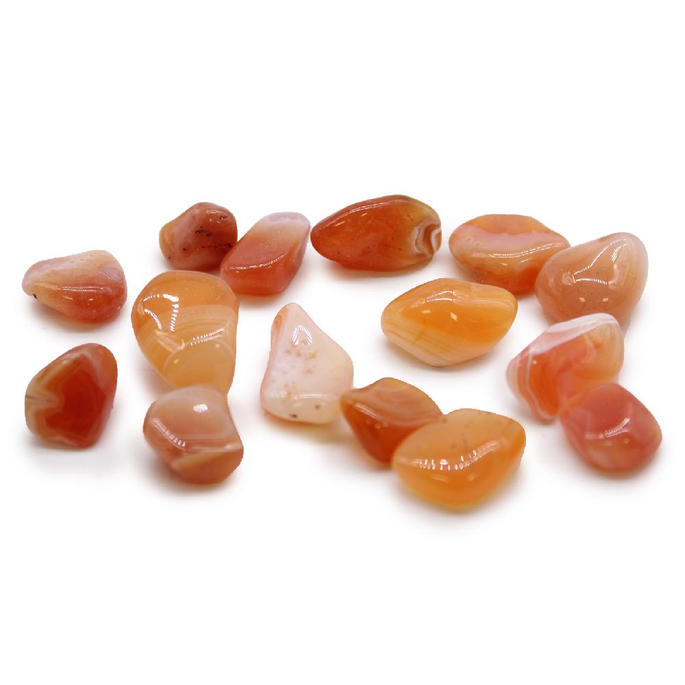 ancient wisdom 24x M Tumble Stone - Carnelian