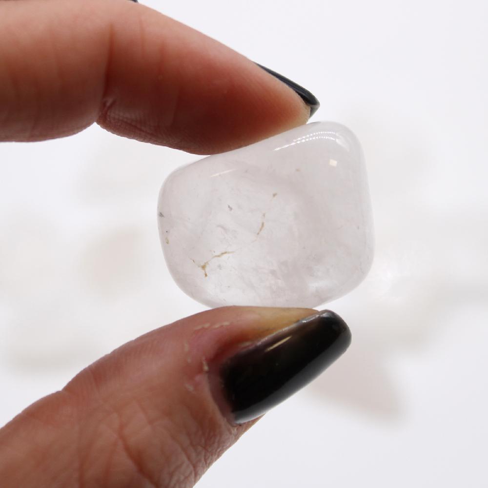 Ancient Wisdom 24x M Tumble Stone - Ice Quartz
