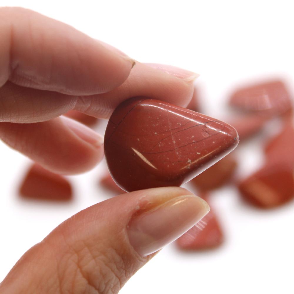 Ancient Wisdom 24x M Tumble Stone - Jasper - Red