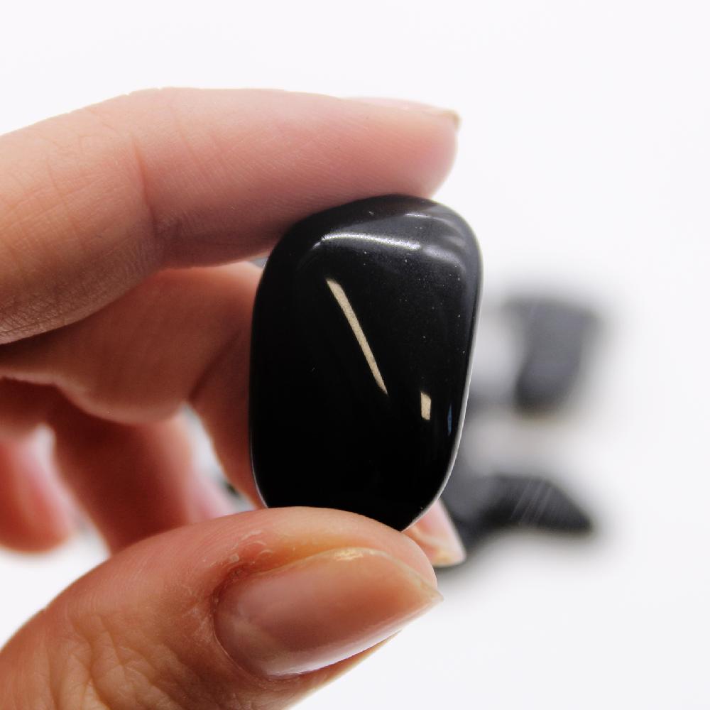 Ancient Wisdom 24x M Tumble Stone - Obsidian Black