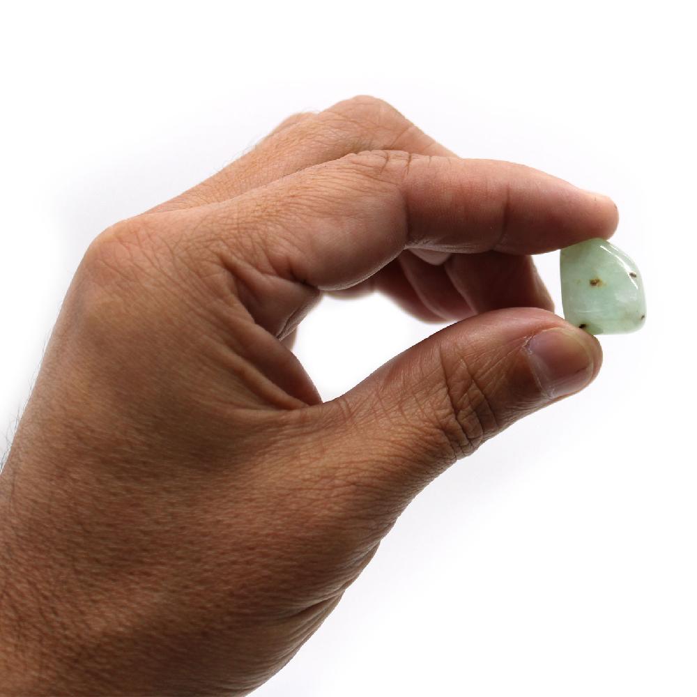 Ancient Wisdom 24x M Tumble Stone - Prehnite
