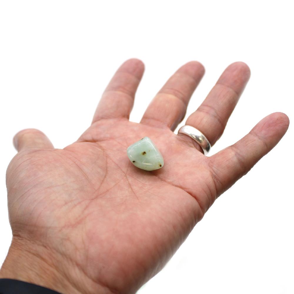 Ancient Wisdom 24x M Tumble Stone - Prehnite