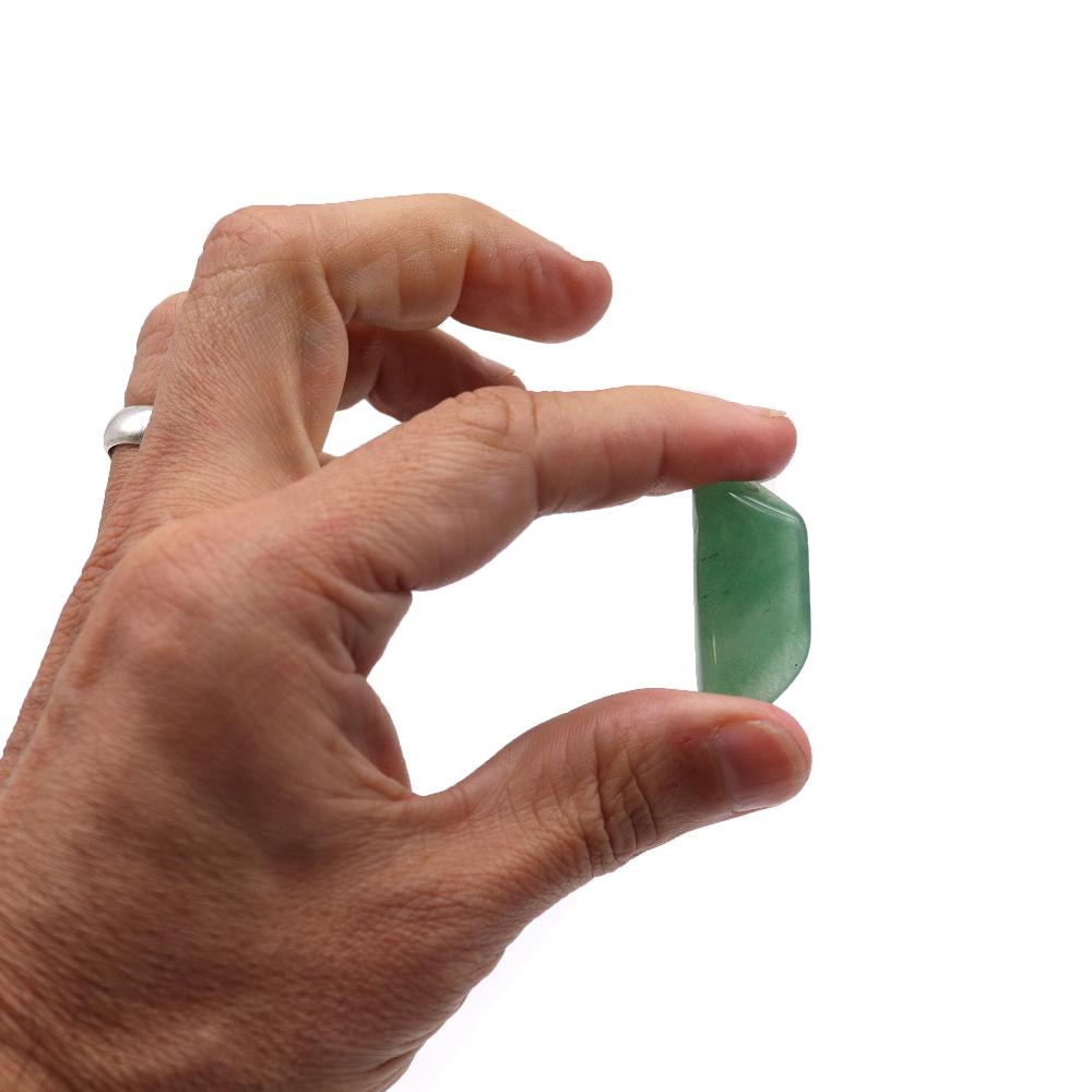 Ancient Wisdom 24x M Tumble Stone - Quartz Green
