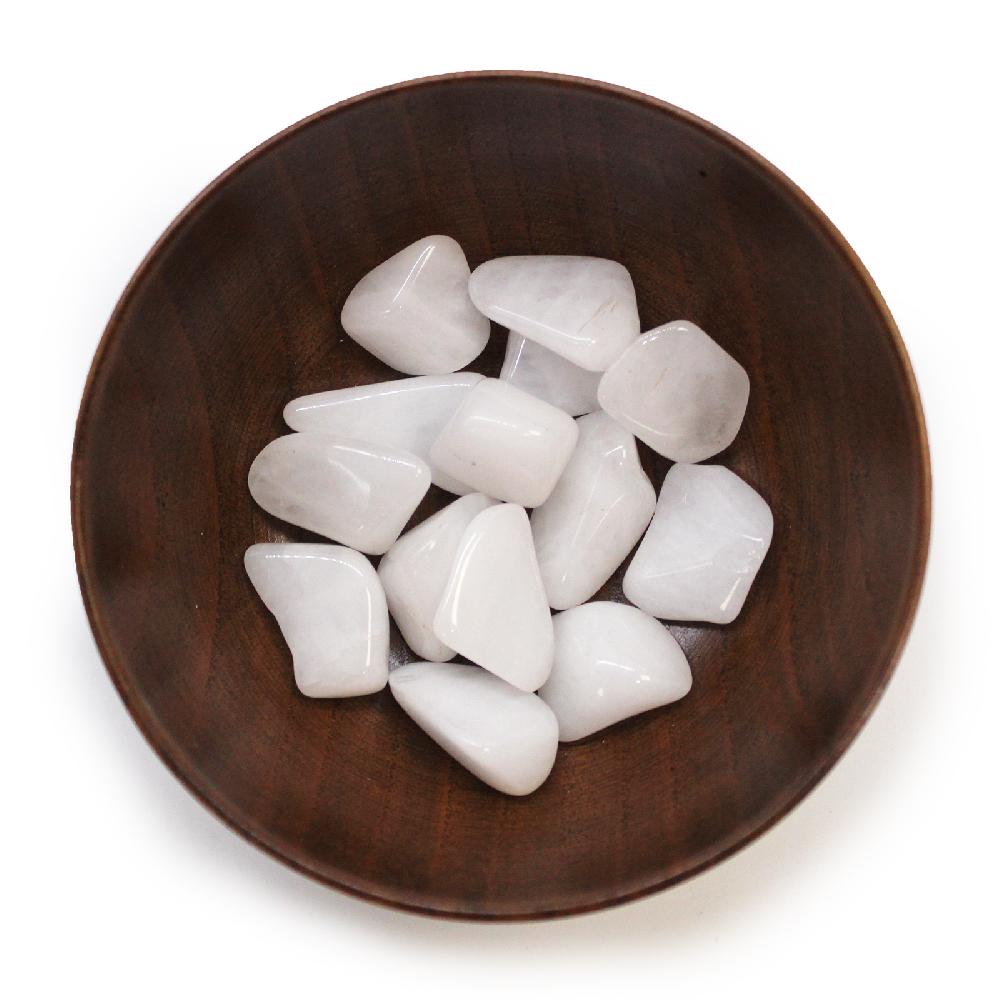 Ancient Wisdom 24x M Tumble Stone - Quartz Snow