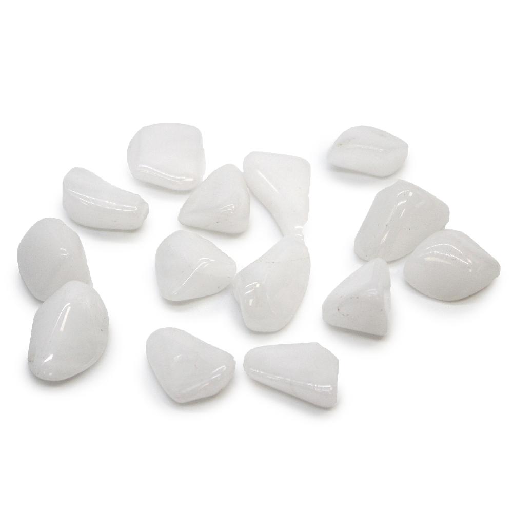 ancient wisdom 24x M Tumble Stone - Quartz Snow