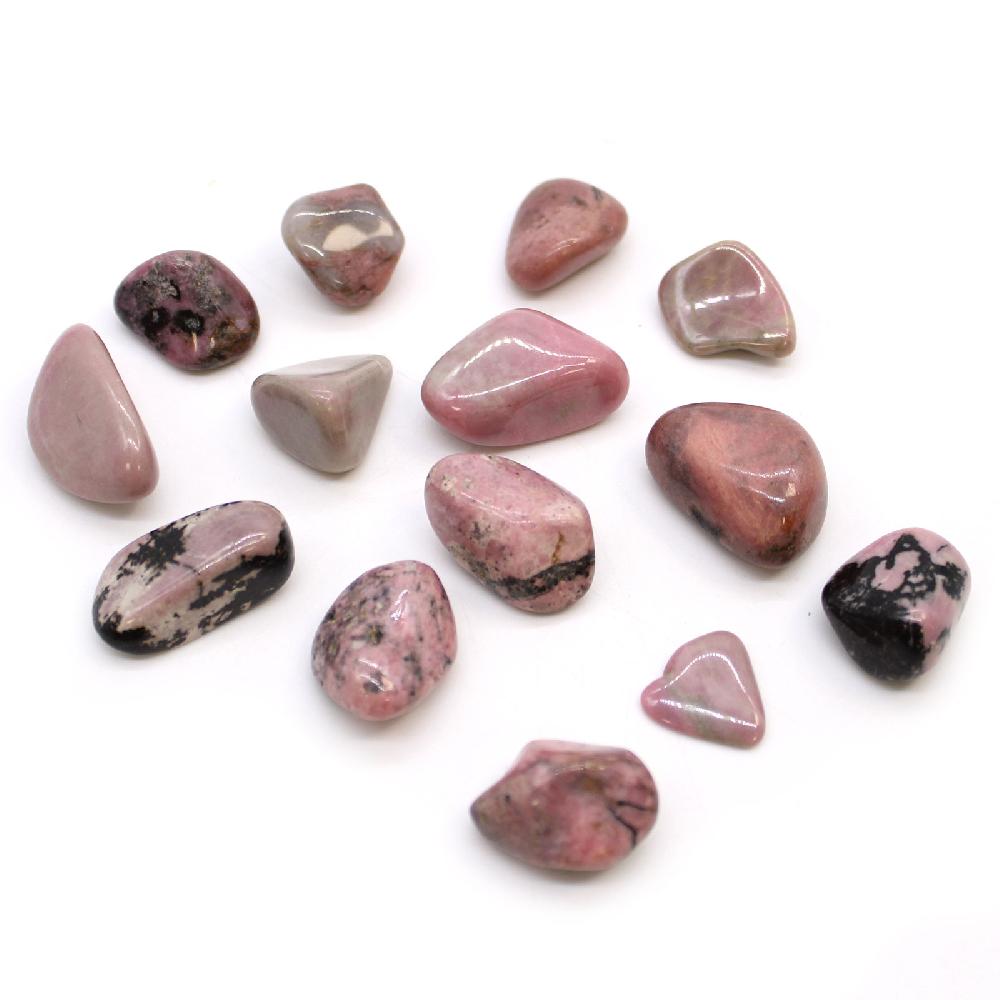 ancient wisdom 24x M Tumble Stone - Rhodonite