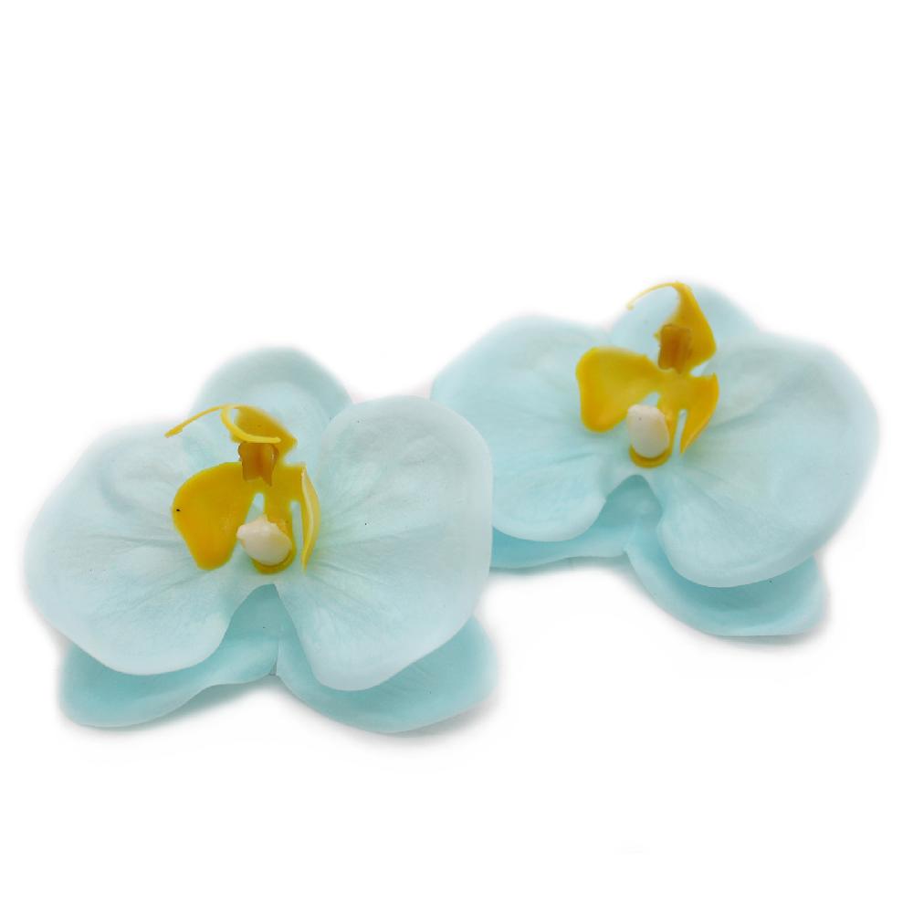 Ancient Wisdom 25x Craft Soap Flower - Orchid - Blue