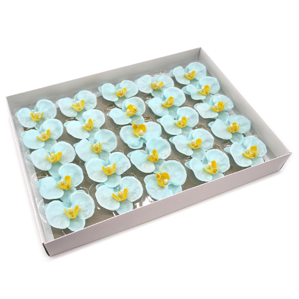 ancient wisdom 25x Craft Soap Flower - Orchid - Blue