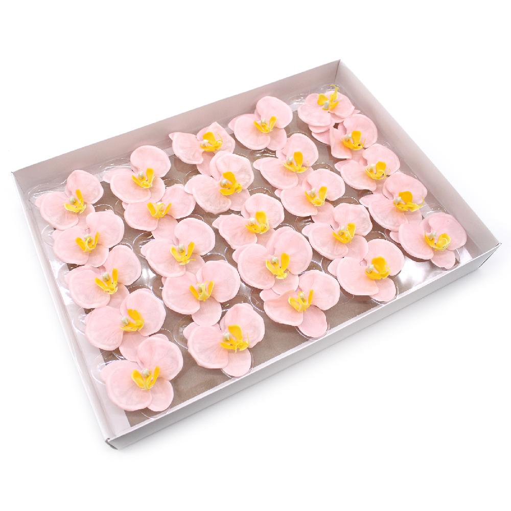 ancient wisdom 25x Craft Soap Flower - Orchid - Pink