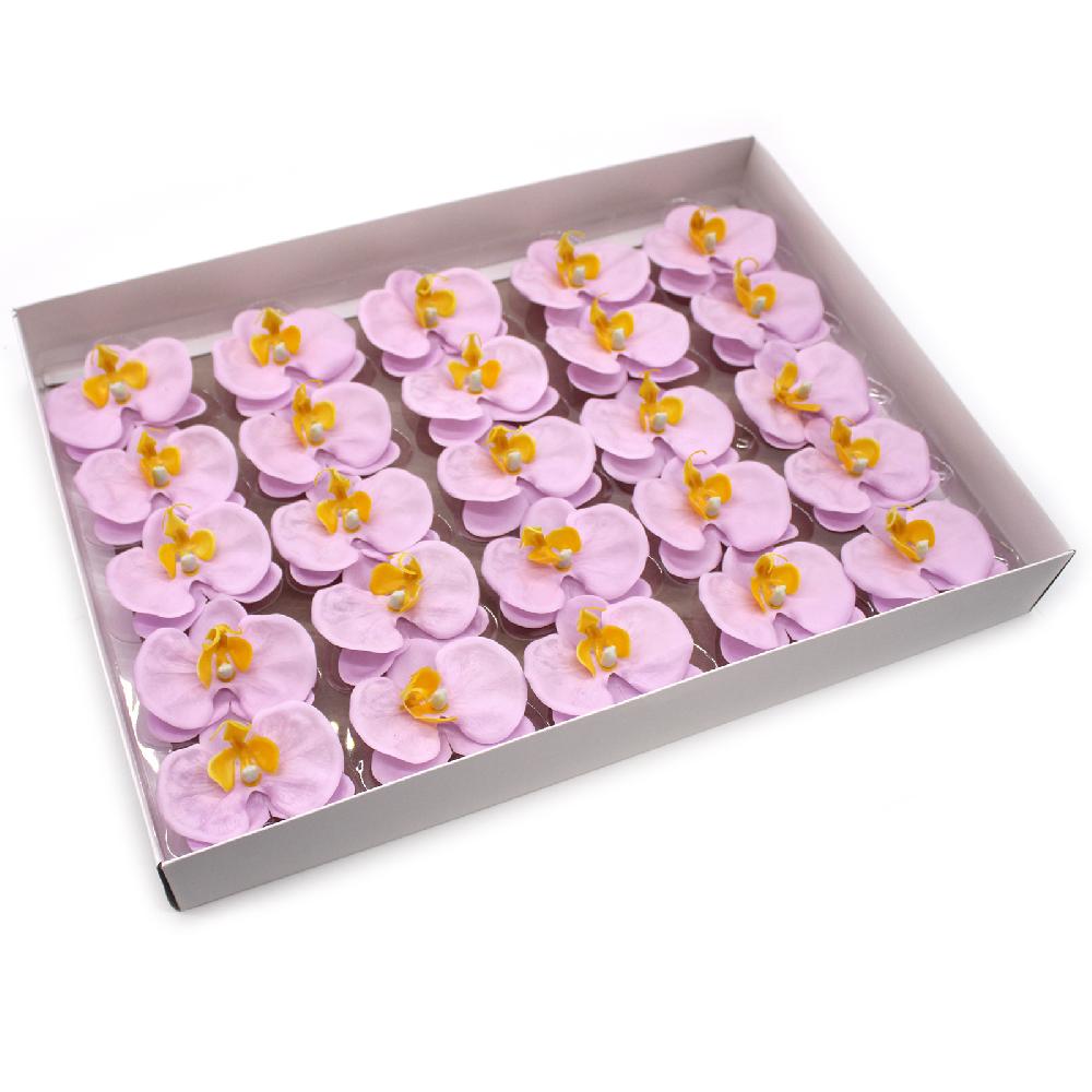 ancient wisdom 25x Craft Soap Flower - Orchid - Purple