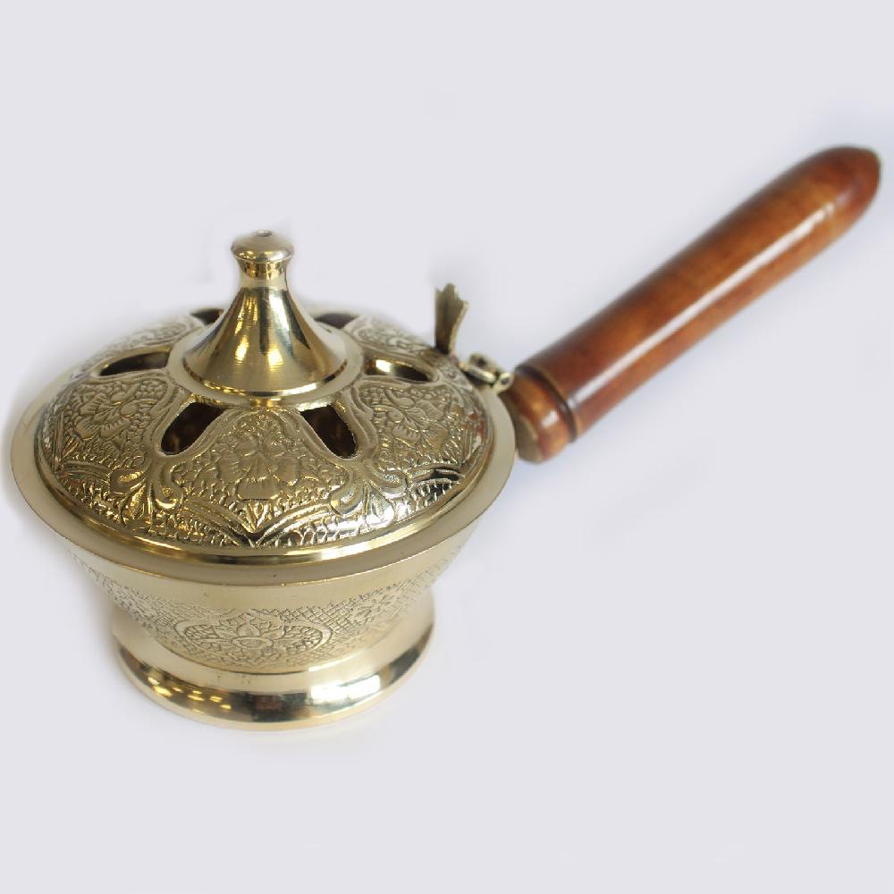 Ancient Wisdom 2x Ornate Censer Incense Burner