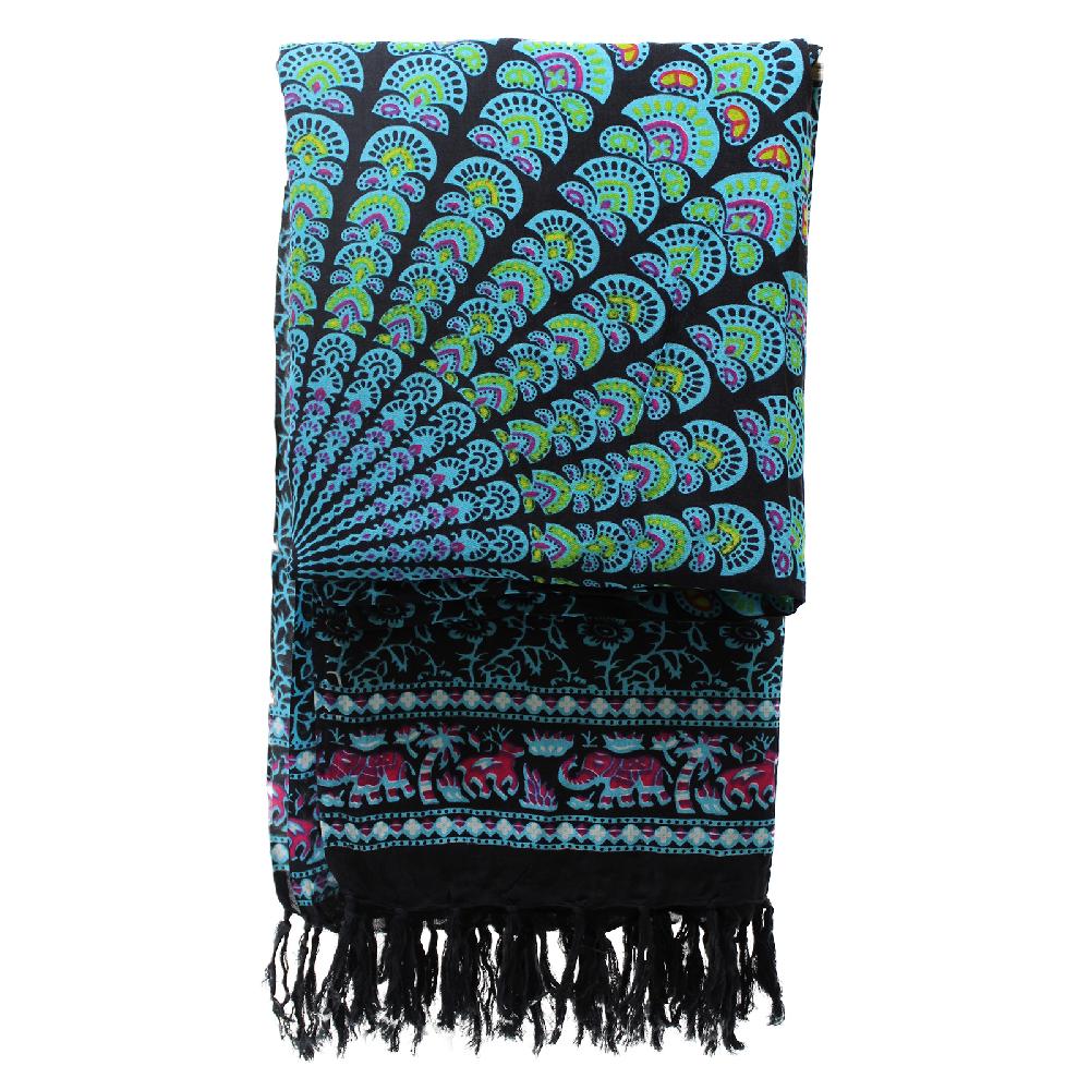 Ancient Wisdom 2x Peacock Classic Mandala Sarongs