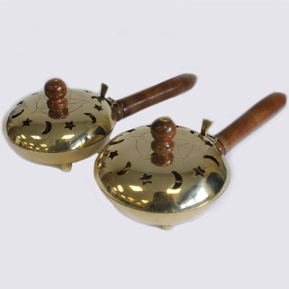 Ancient Wisdom 2x Pentagram Incense Butler