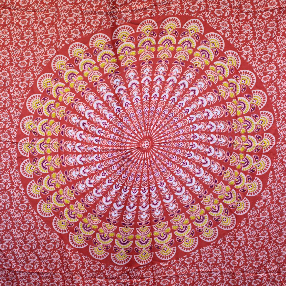 Ancient Wisdom 2x Pink Rose Mandala Sarongs