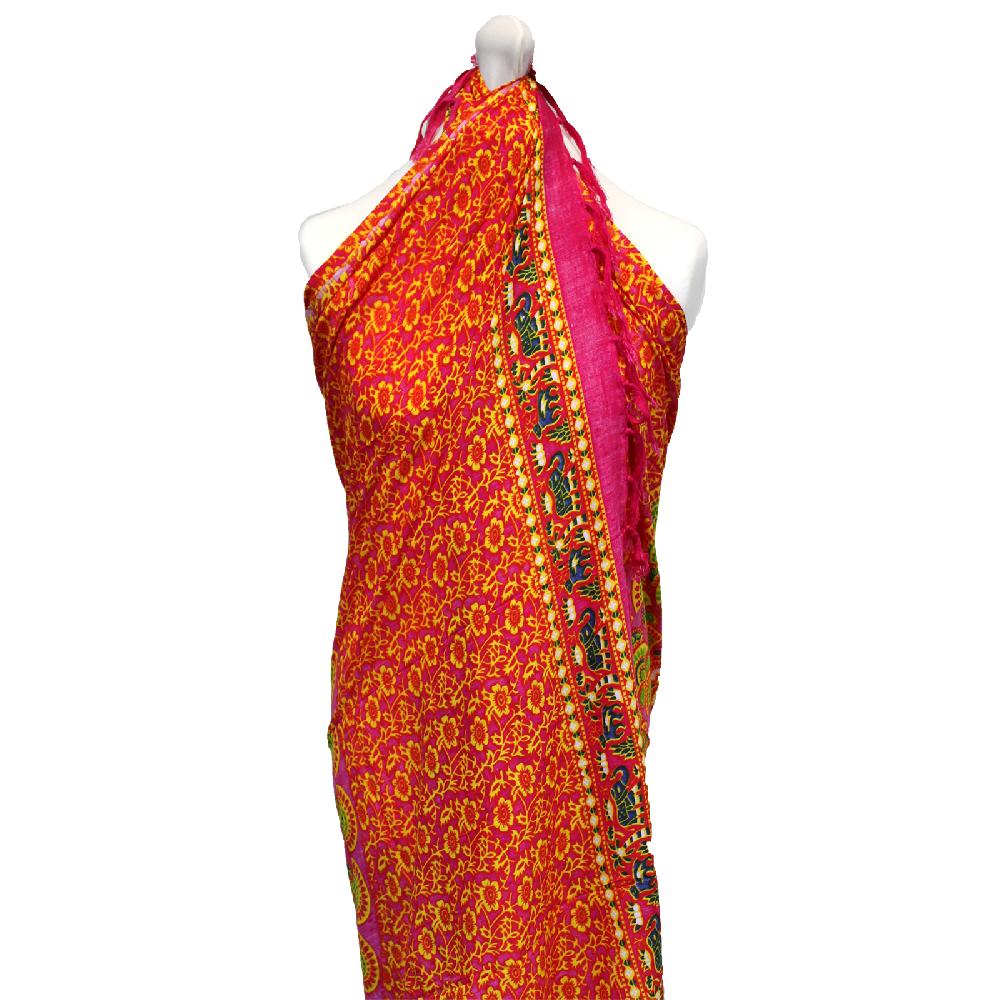 ancient wisdom 2x Ruby Lime Mandala Sarongs