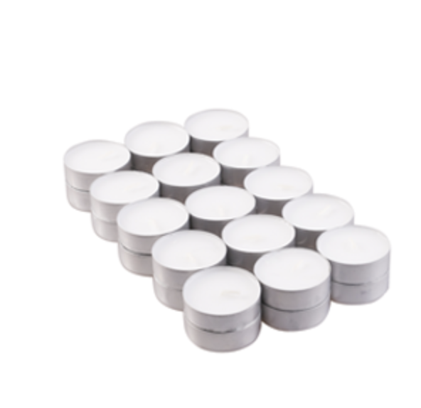 ancient wisdom 30x Unscented Tealight (4hr)