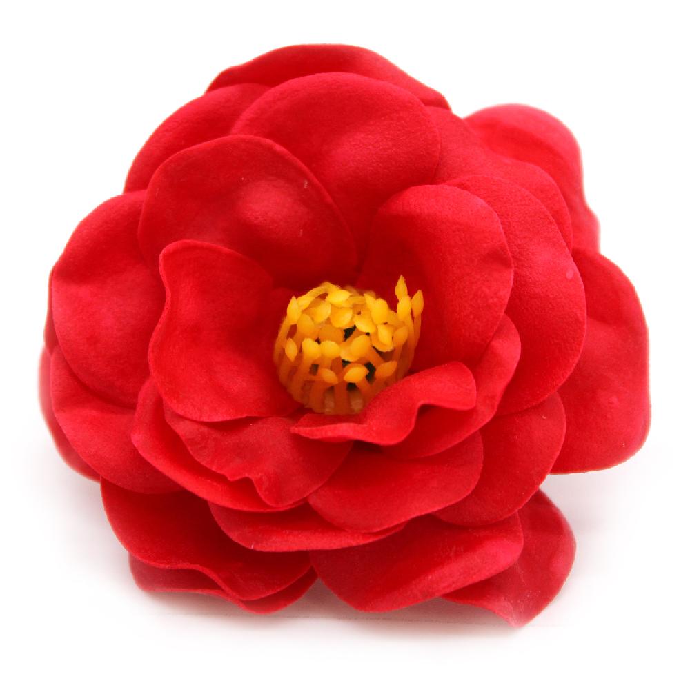 Ancient Wisdom 36x Craft Soap Flower - Camellia - Red
