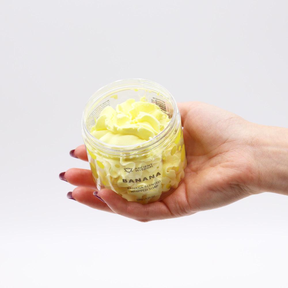 Ancient Wisdom 3x Banana Whipped Soap 120g