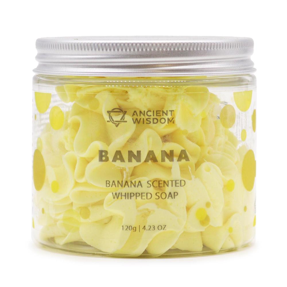 ancient wisdom 3x Banana Whipped Soap 120g
