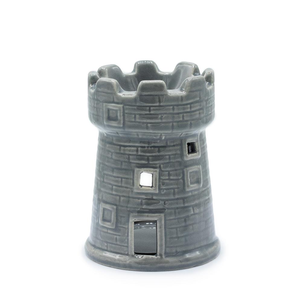 ancient wisdom 3x Castle Oil Burner - Grey