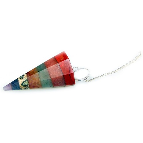 Ancient Wisdom 3x Chakra Style 7 Slice Pendulum
