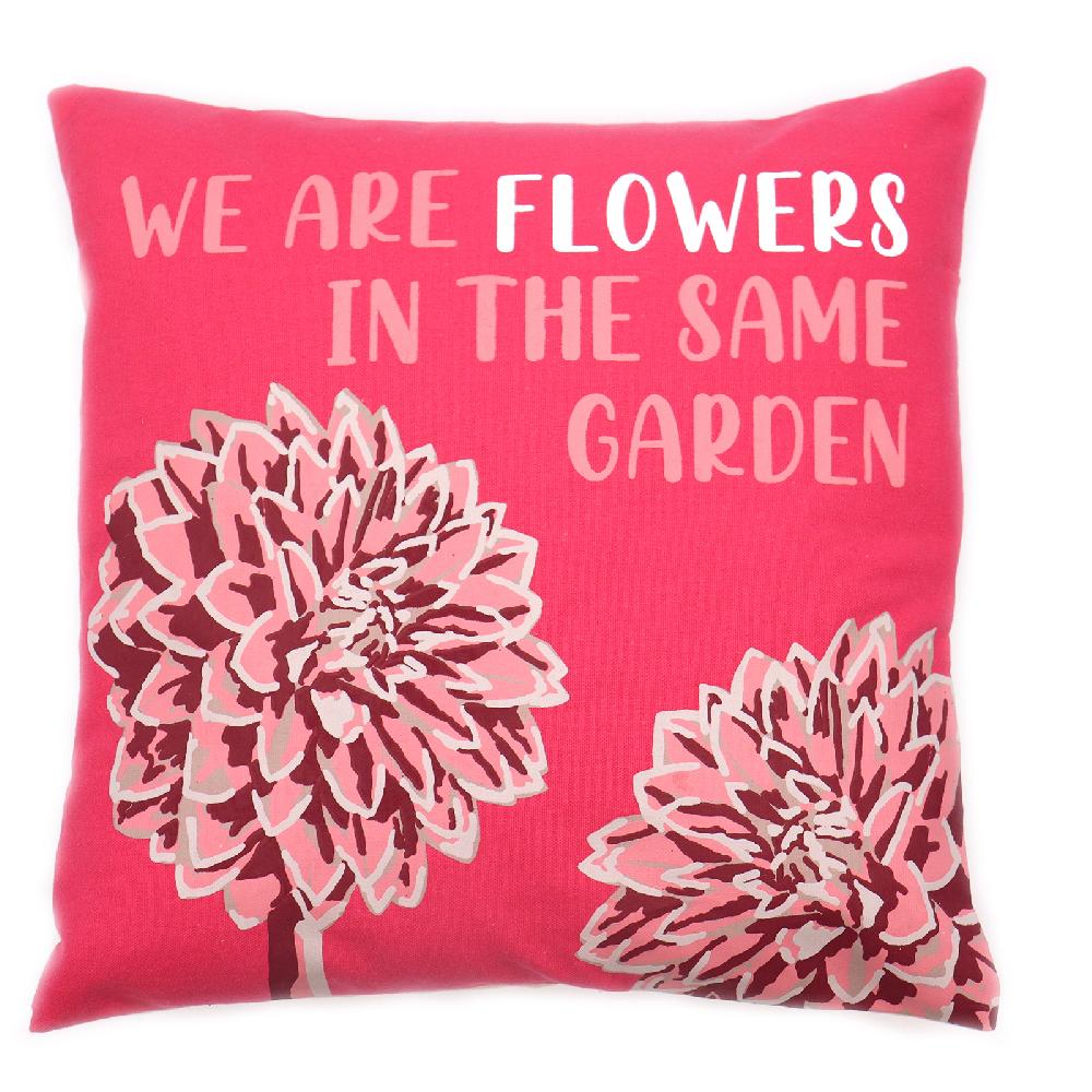 ancient wisdom 3x Cotton Cushion Cover - Flowers