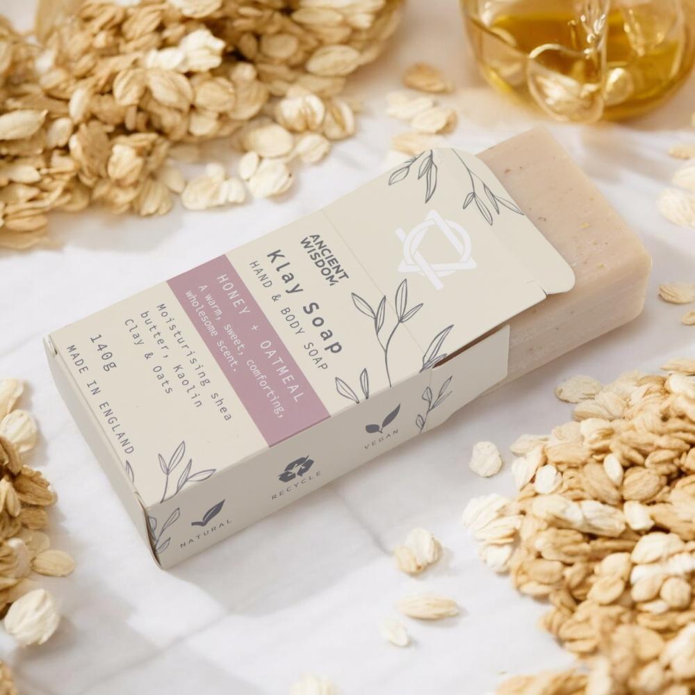 Ancient Wisdom 3x Klay Soap - Honey Oatmeal