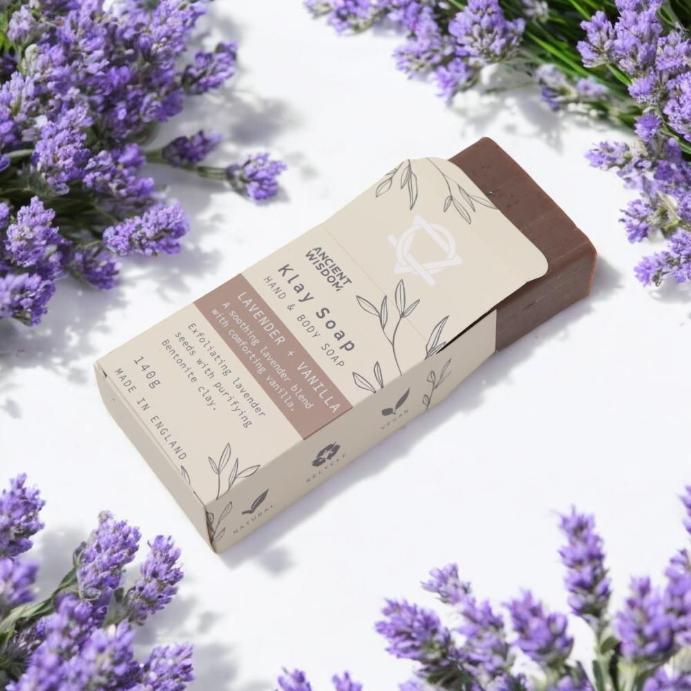 Ancient Wisdom 3x Klay Soap - Lavender & Vanilla