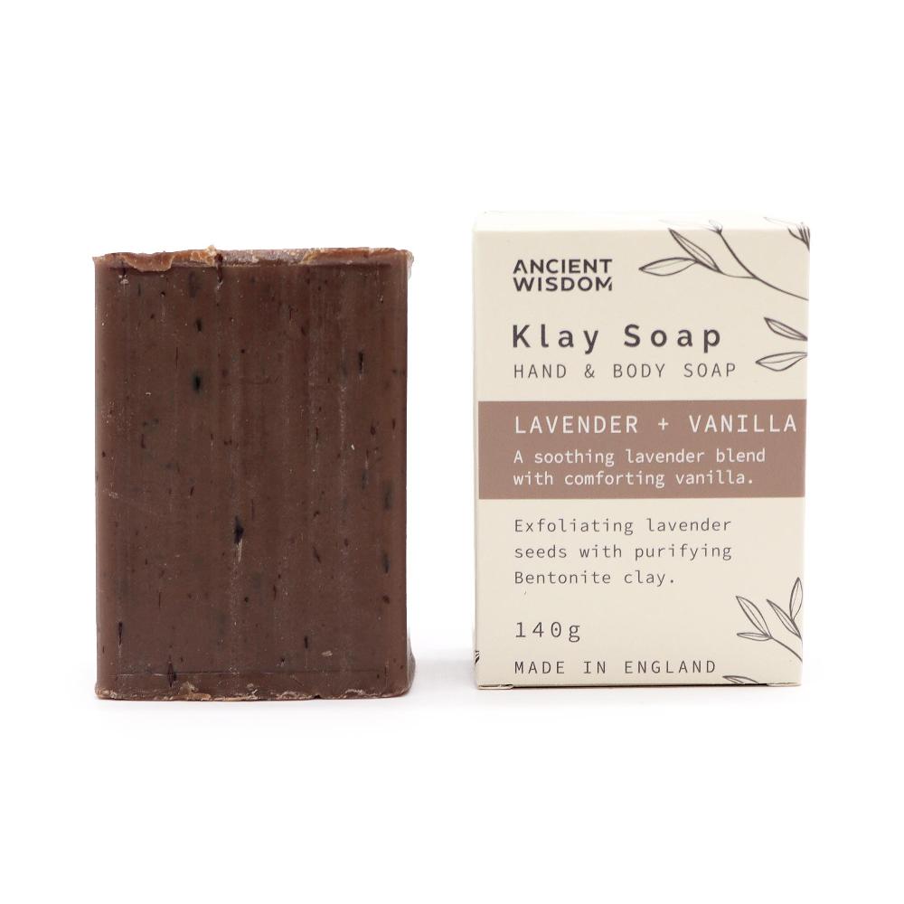 ancient wisdom 3x Klay Soap - Lavender & Vanilla