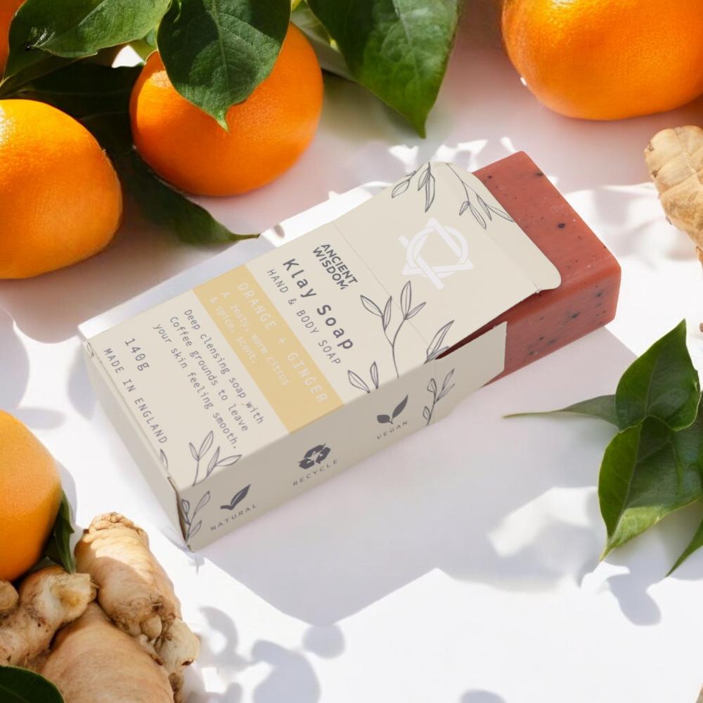 Ancient Wisdom 3x Klay Soap - Orange And Ginger