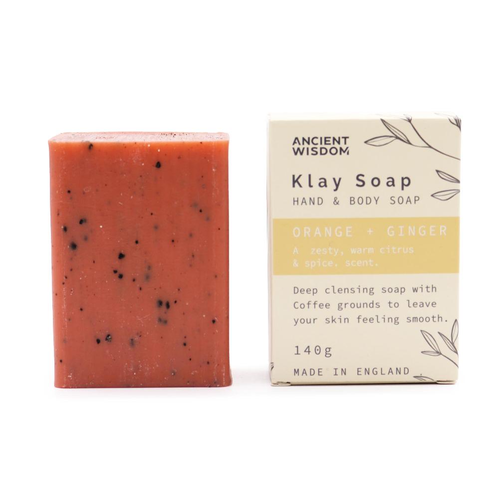 ancient wisdom 3x Klay Soap - Orange and Ginger