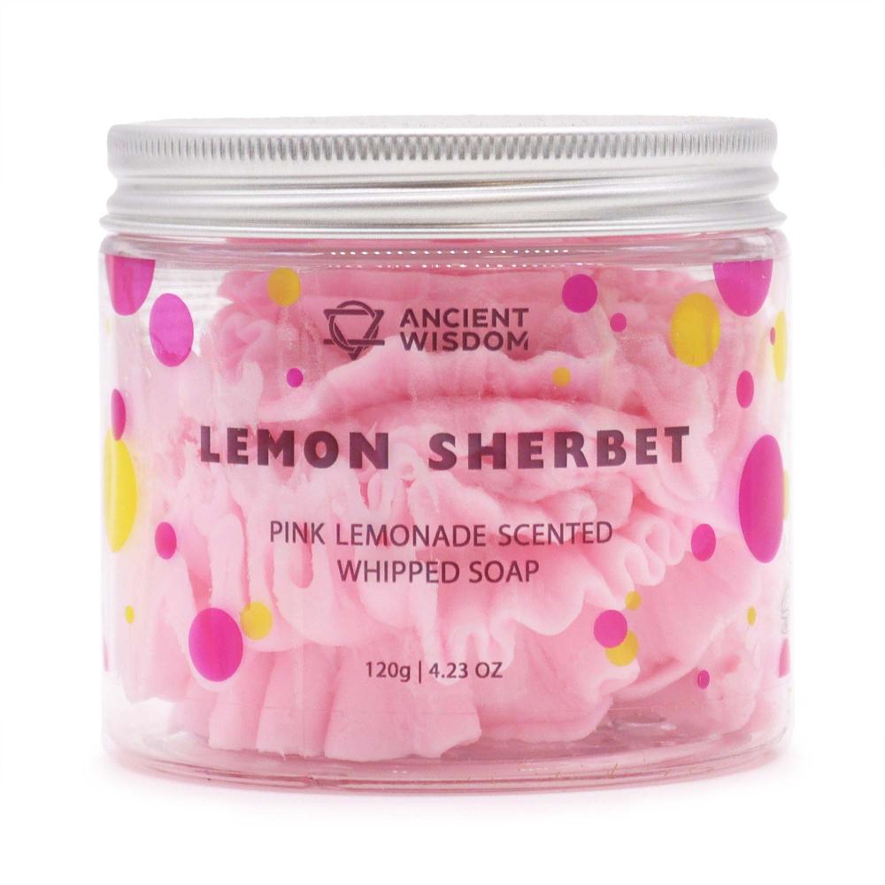 ancient wisdom 3x Lemon Sherbet Whipped Soap 120g