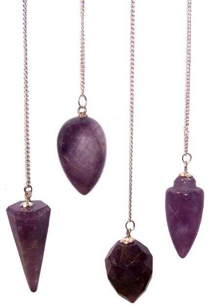 Ancient Wisdom 3x Magic Pendulum - Amethyst