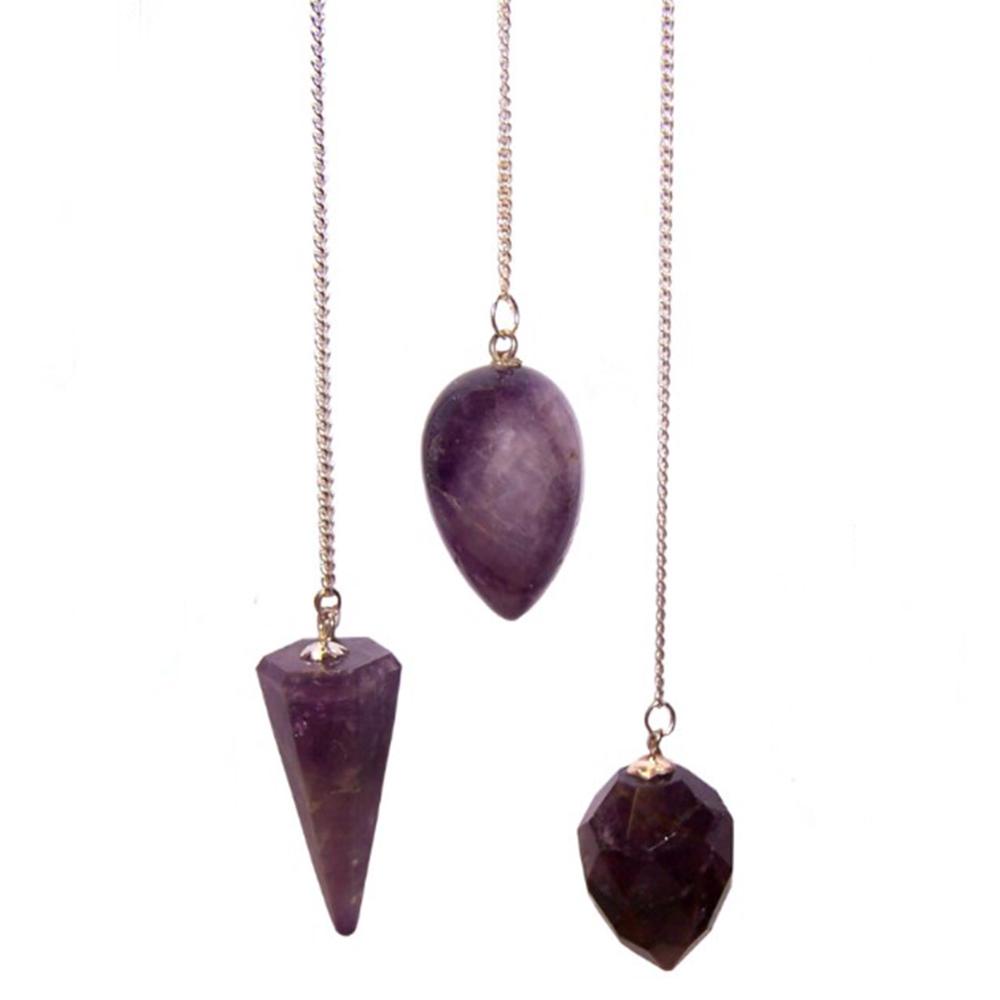 ancient wisdom 3x Magic Pendulum - Amethyst