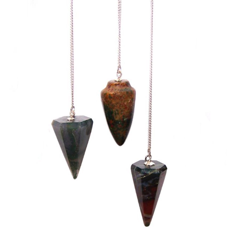 ancient wisdom 3x Magic Pendulum - Bloodstone