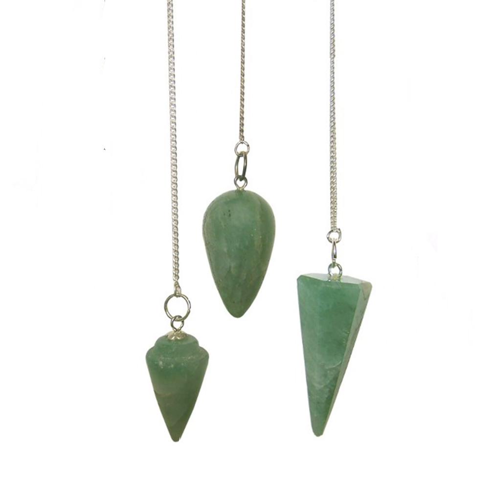 ancient wisdom 3x Magic Pendulum - Green Aventurine