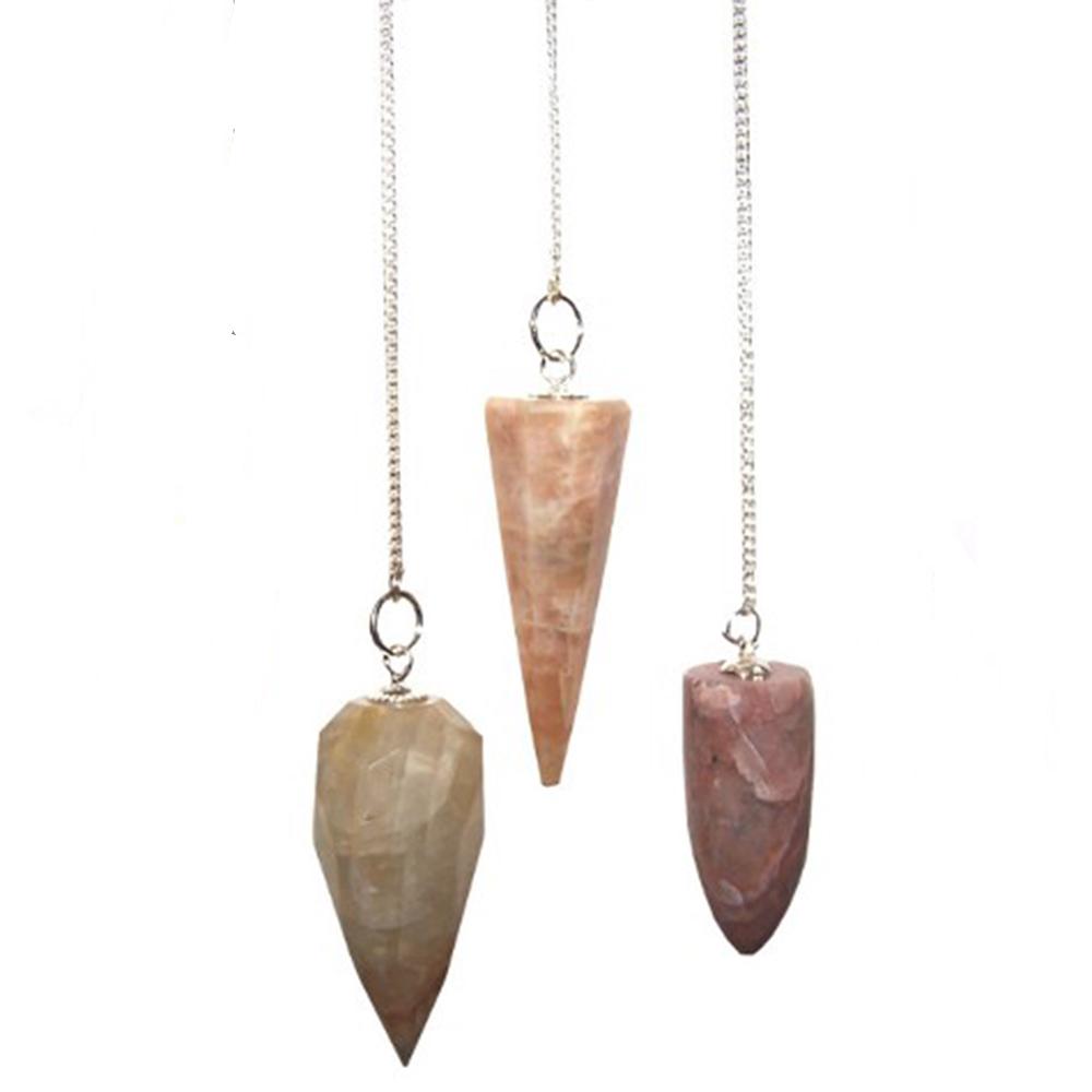 ancient wisdom 3x Magic Pendulum - Moon Stone