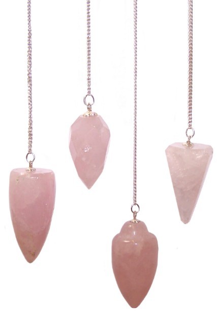 Ancient Wisdom 3x Magic Pendulum - Rose Quartz
