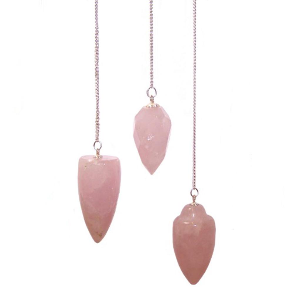 ancient wisdom 3x Magic Pendulum - Rose Quartz