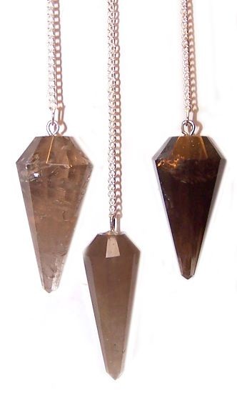Ancient Wisdom 3x Magic Pendulum - Smoky Quartz