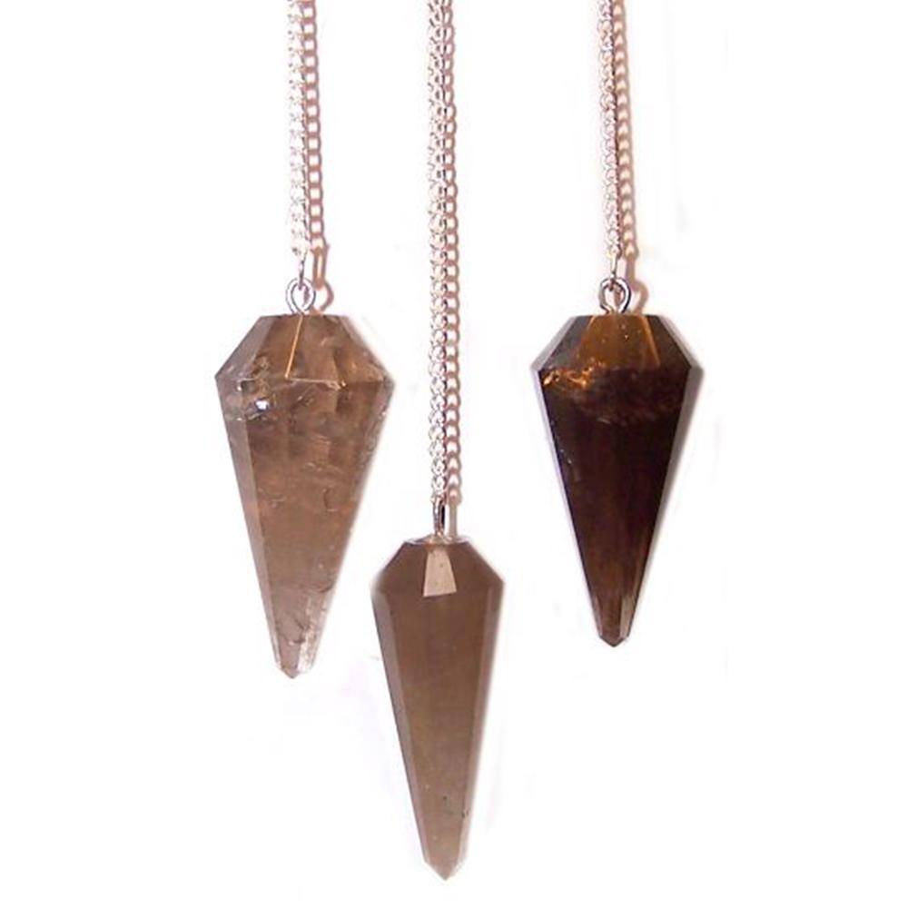 ancient wisdom 3x Magic Pendulum - Smoky Quartz