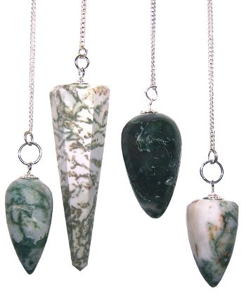 Ancient Wisdom 3x Magic Pendulum - Tree Agate