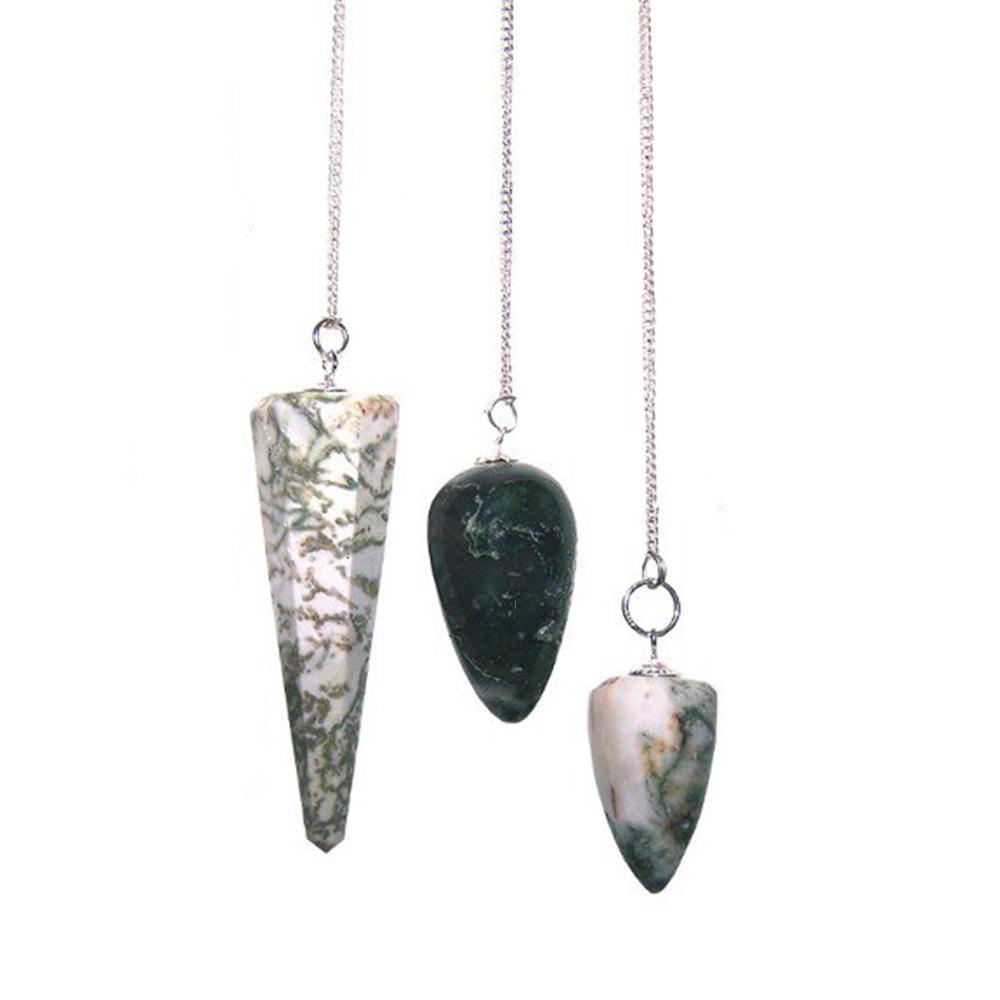 ancient wisdom 3x Magic Pendulum - Tree Agate