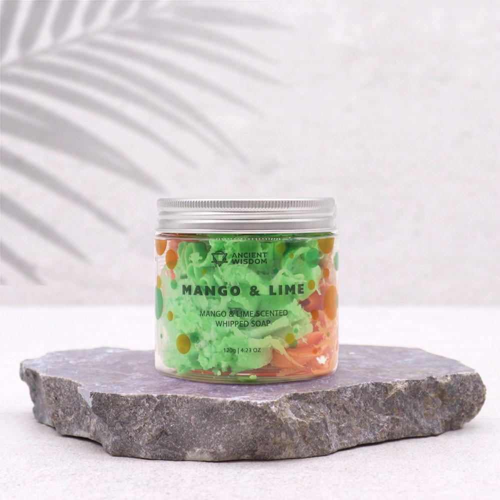 Ancient Wisdom 3x Mango & Lime Whipped Soap 120g