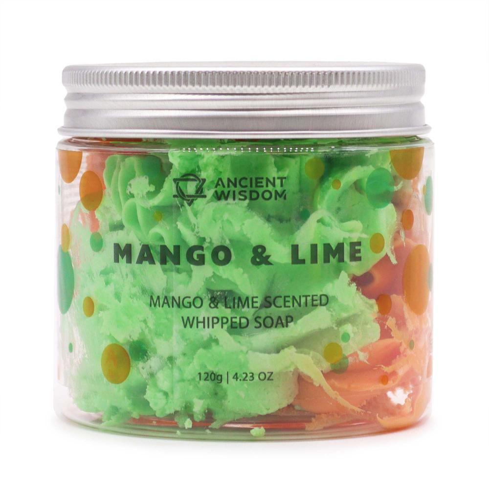 ancient wisdom 3x Mango & Lime Whipped Soap 120g